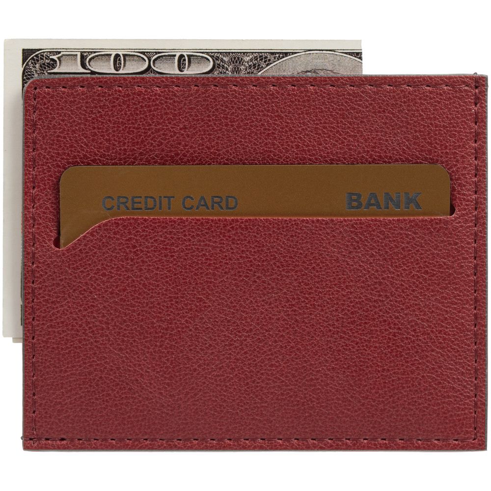 Чехол для карточек Petrus, красный-2