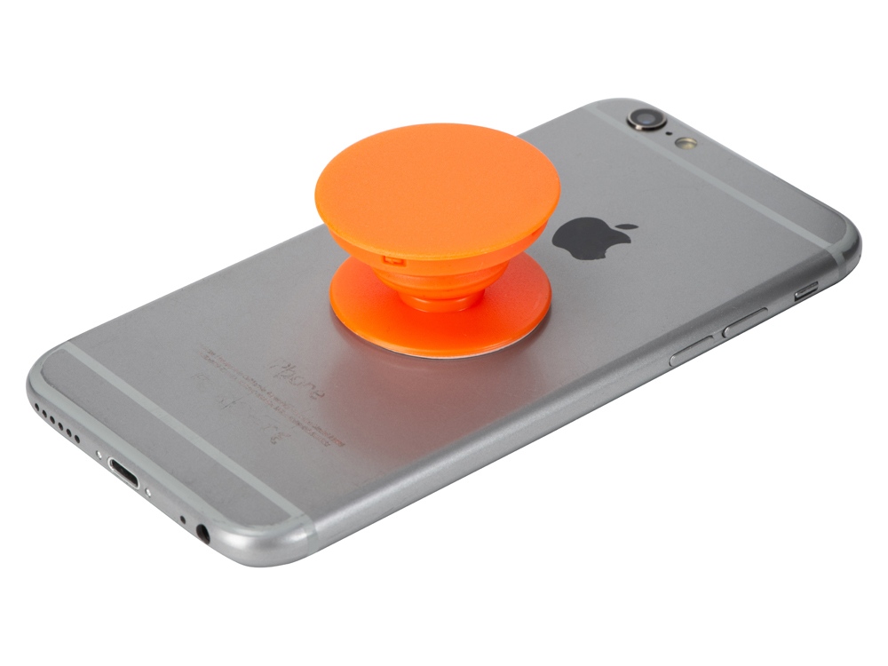 Держатель для телефона Pop Stand, оранжевый-2