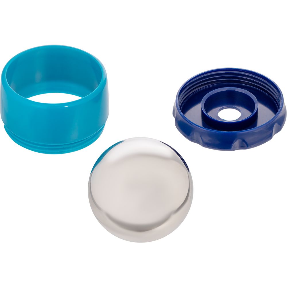 Шариковый ролик-массажер Blobus, синий с голубым-1