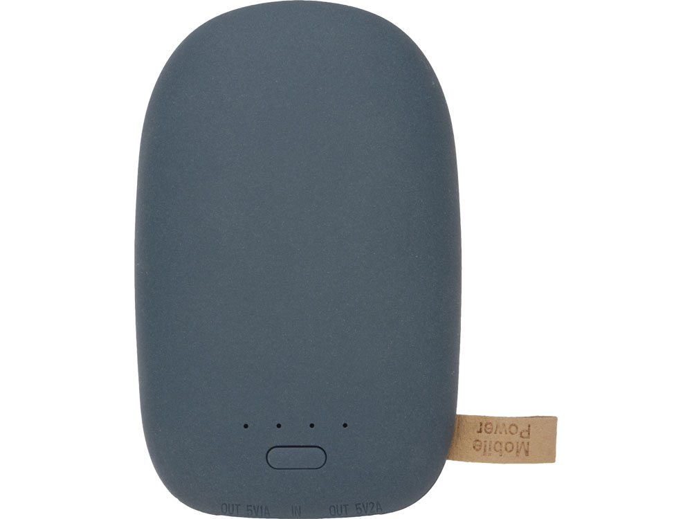 Внешний аккумулятор в форме камня Stone, 10400 mAh, темно-серый-2