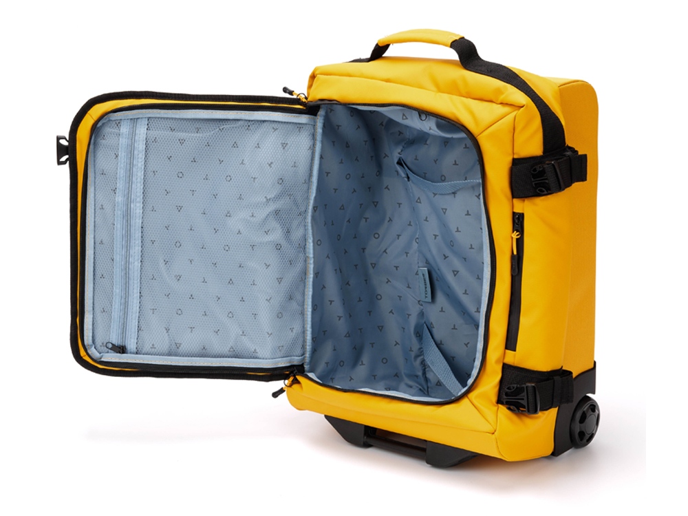 Сумка на колесах TORBER MOBI, желтый, полиэстер 900D с PU покрытием, 47 х 34 х 21,5 см, 32 л-2