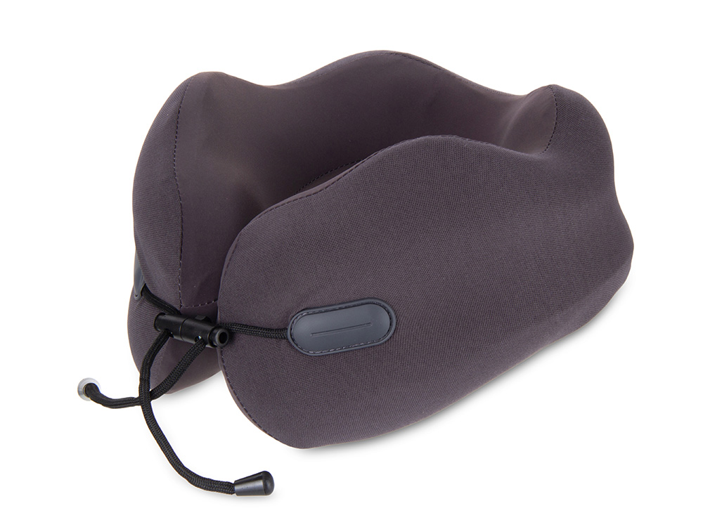 Подушка для путешествий с эффектом памяти Memo Pillow PRO M/L Basque Black-0