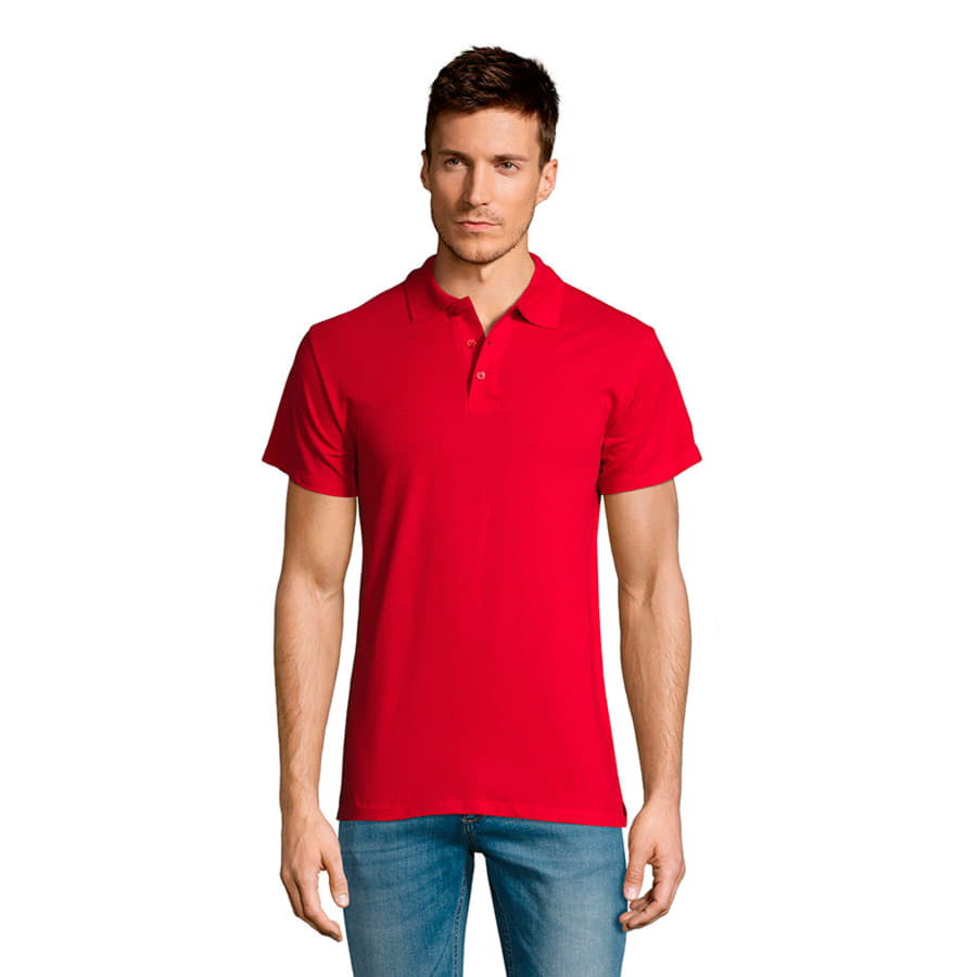 Рубашка поло мужская SUMMER II 170 , красный-3