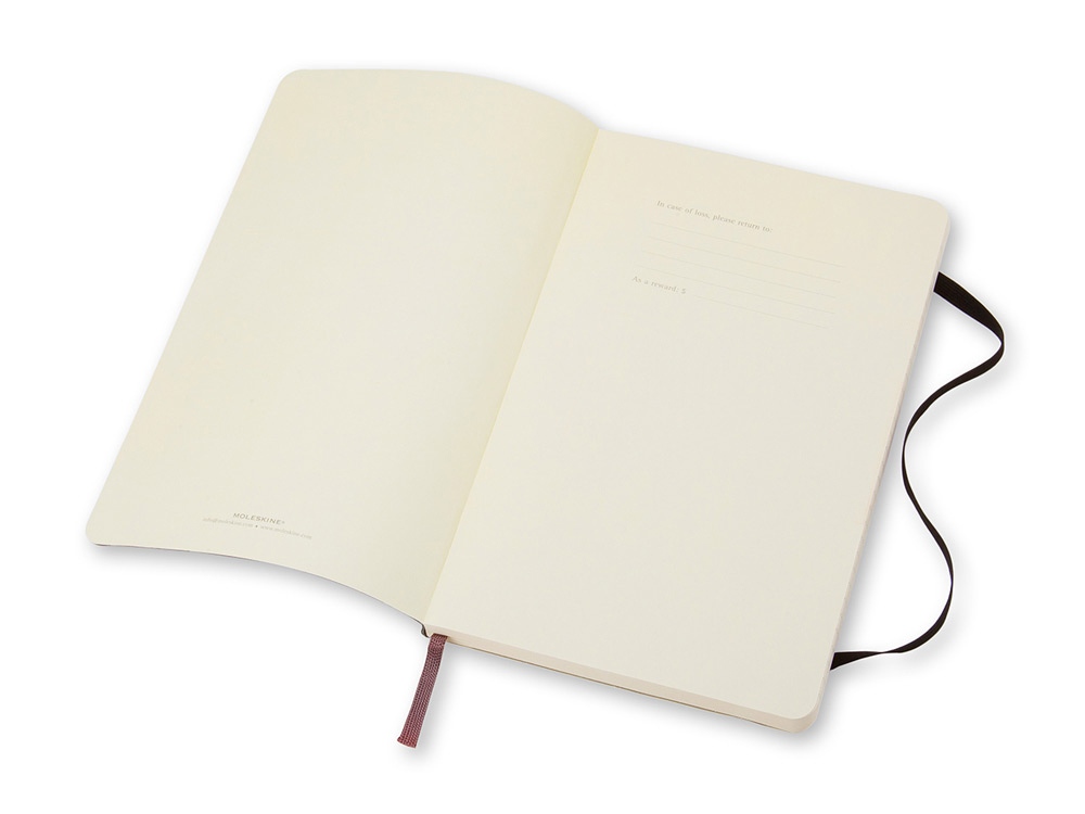 Записная книжка Moleskine Classic Soft (в линейку), Pocket (9х14 см), черный-1