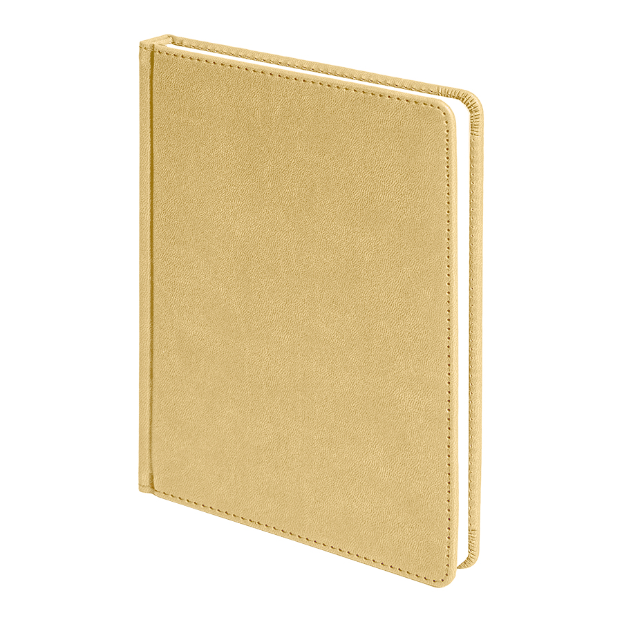 Ежедневник недатированный Bliss,  формат А5, в линейку, бежевый-0