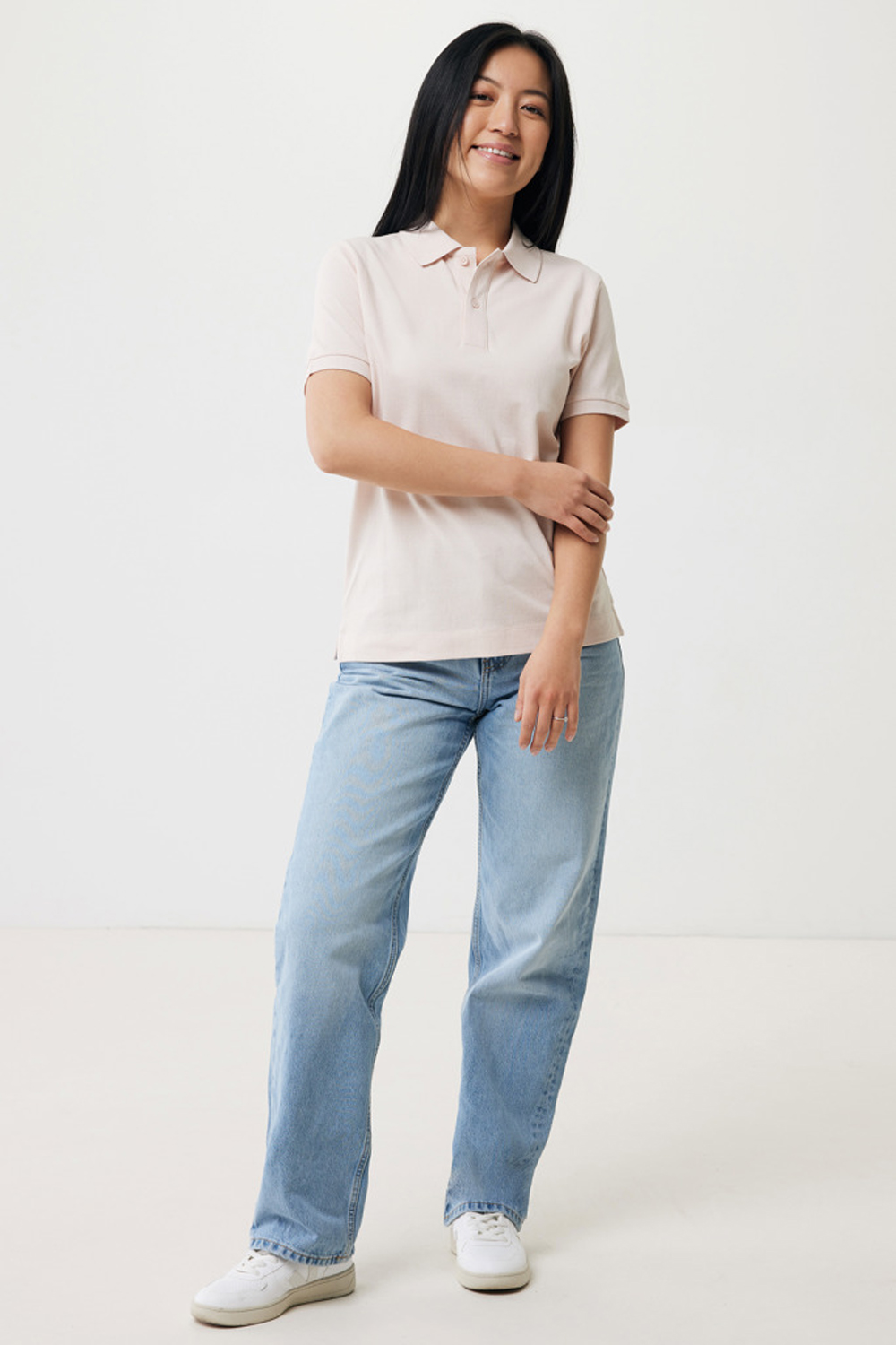 Рубашка поло Iqoniq Yosemite из переработанного хлопка-пике, унисекс, 220 г/м²-6