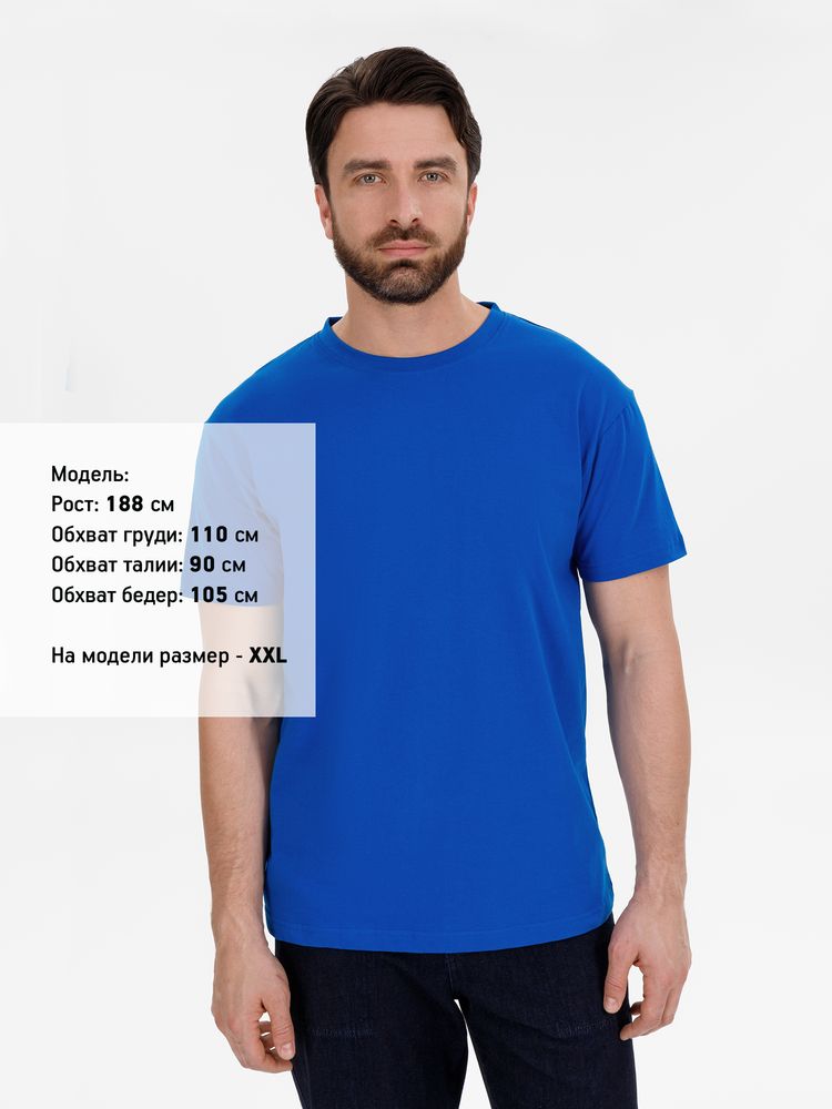 Футболка унисекс T-Bolka 180, ярко-синяя-5