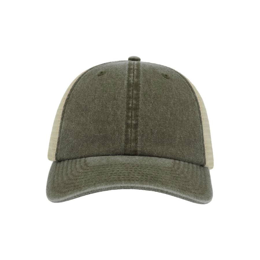 Бейсболка CASE, 6 клиньев, застежка на липучке, оливковый-3