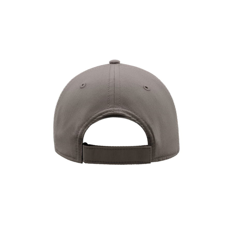 Бейсболка ESTORIL, 6 клиньев, застежка на липучке, серый, белый-6