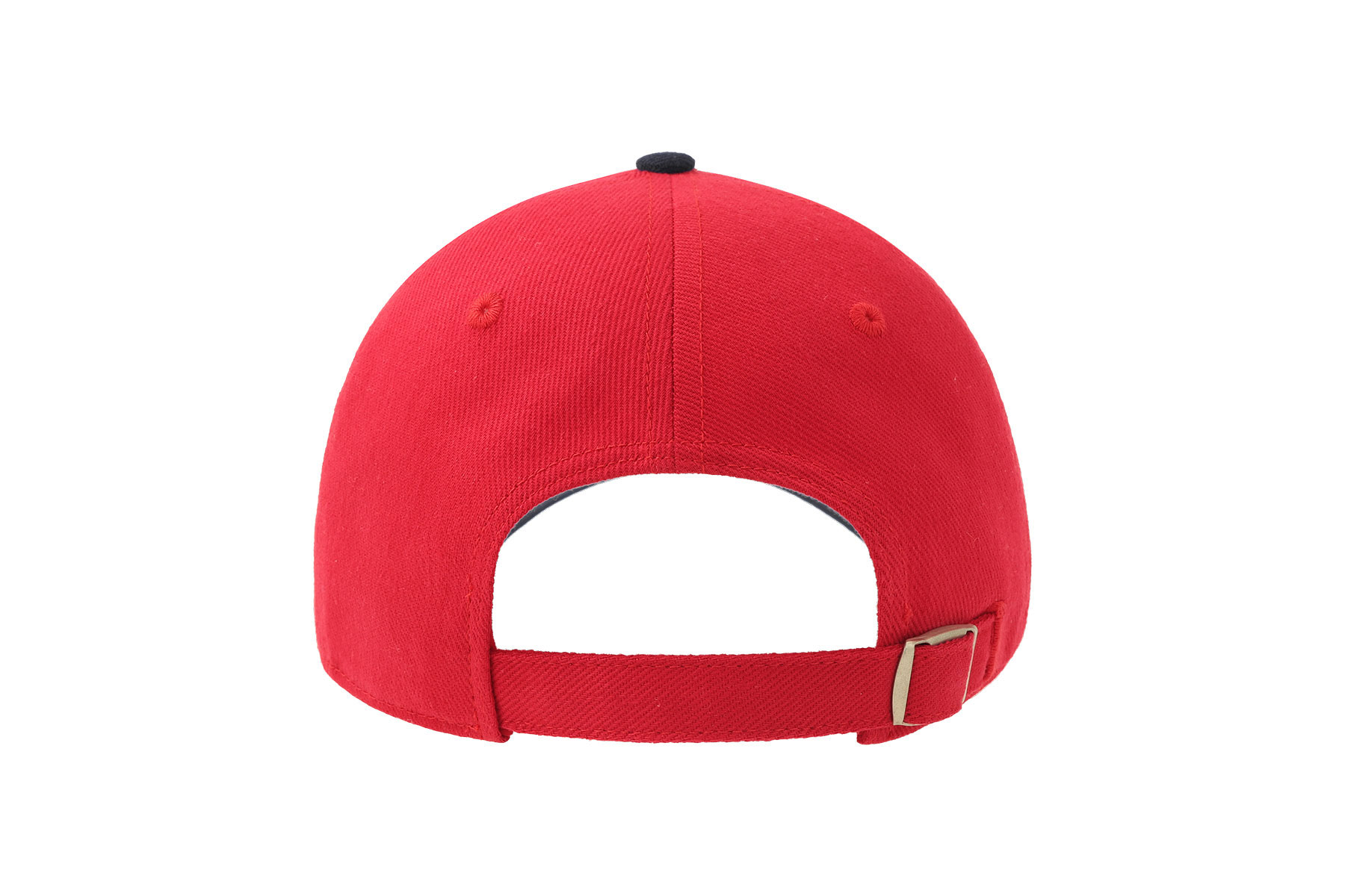 Бейсболка LIBERTY SANDWICH-S 270, 6 клиньев, металлическая застежка, красный, темно-синий-4