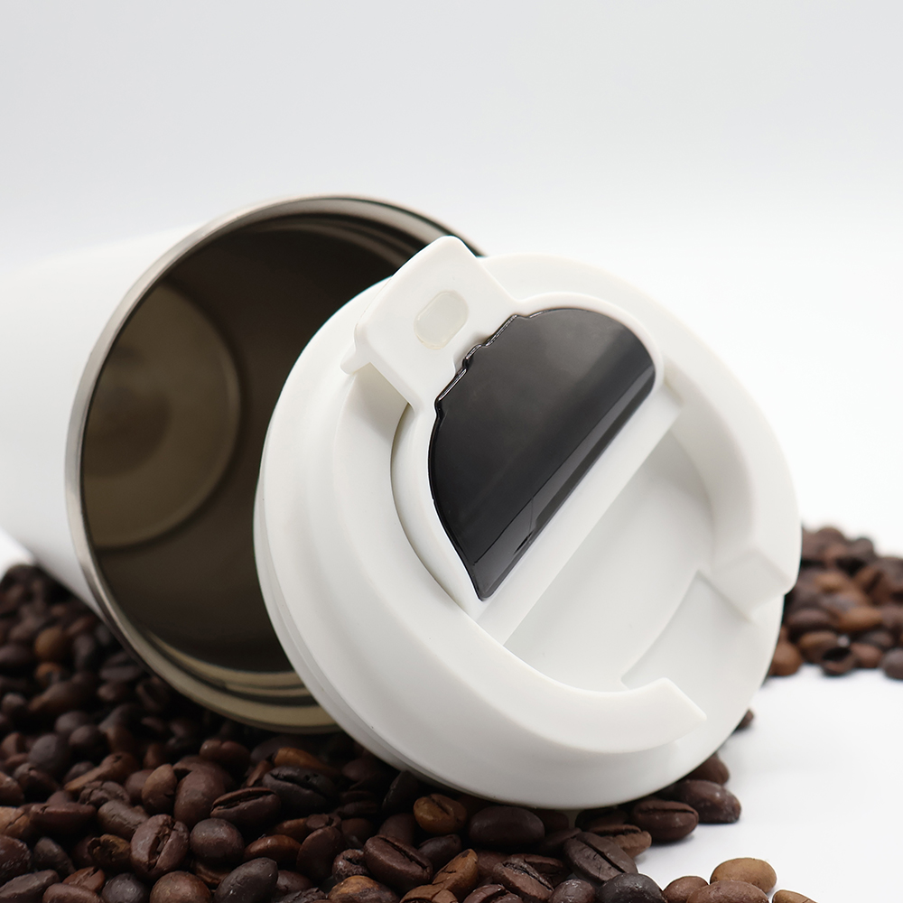 Термокружка Moon с дисплеем, Белый-6