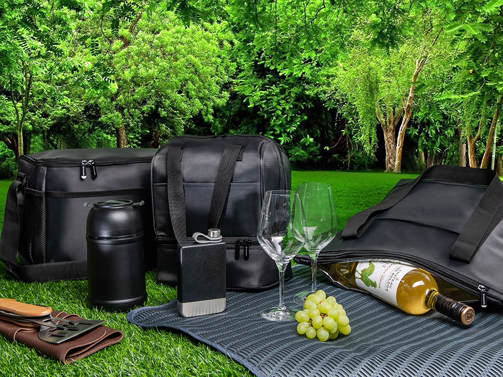 Плед для пикника Module, темно-серый-9