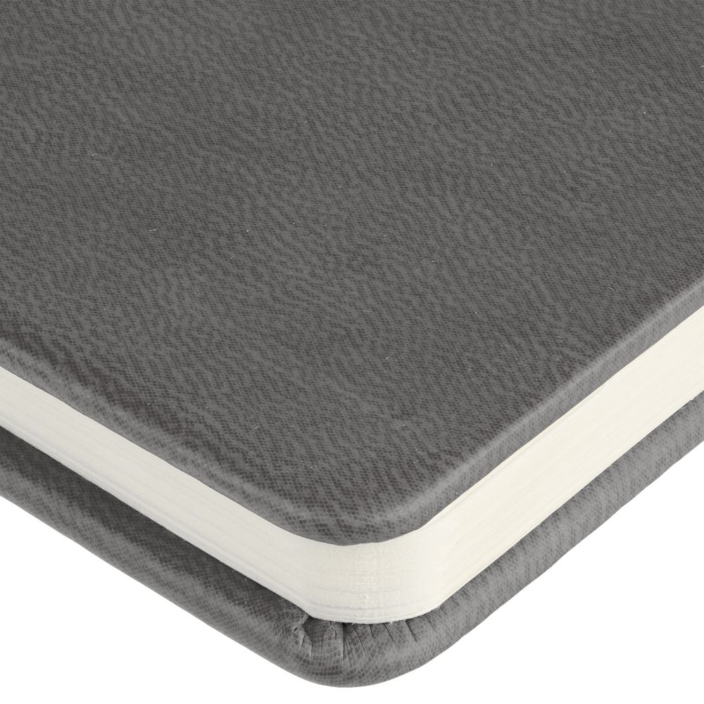 Блокнот Cluster Mini в клетку, темно-серый-3