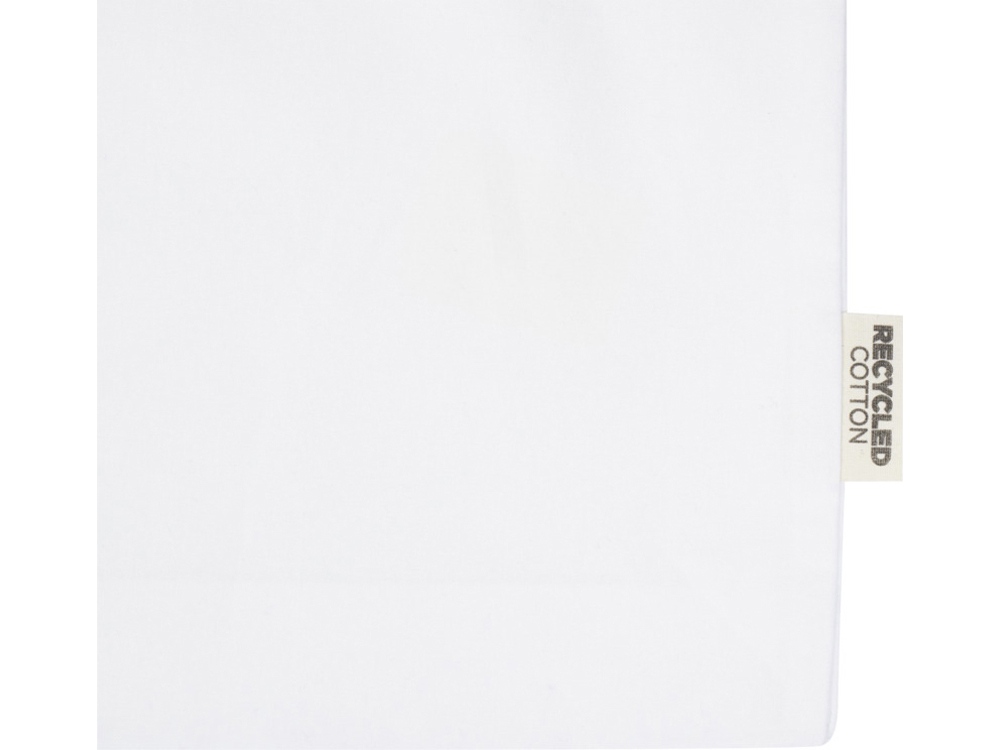 Madras эко- сумка с ластовицей из переработанного хлопка, сертифицированного согласно GRS, плотностью 140 г/м² - Белый-4