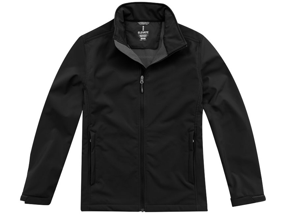Куртка софтшел Maxson мужская, черный-3