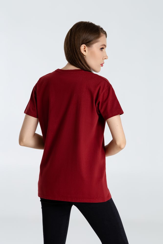 Футболка A God is High, гранатово-красная-4