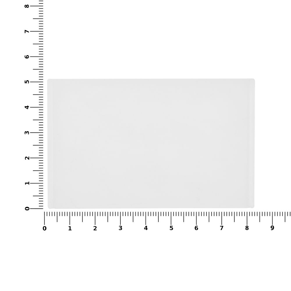 Лейбл из ПВХ Dzeta, ХL, прозрачный-1