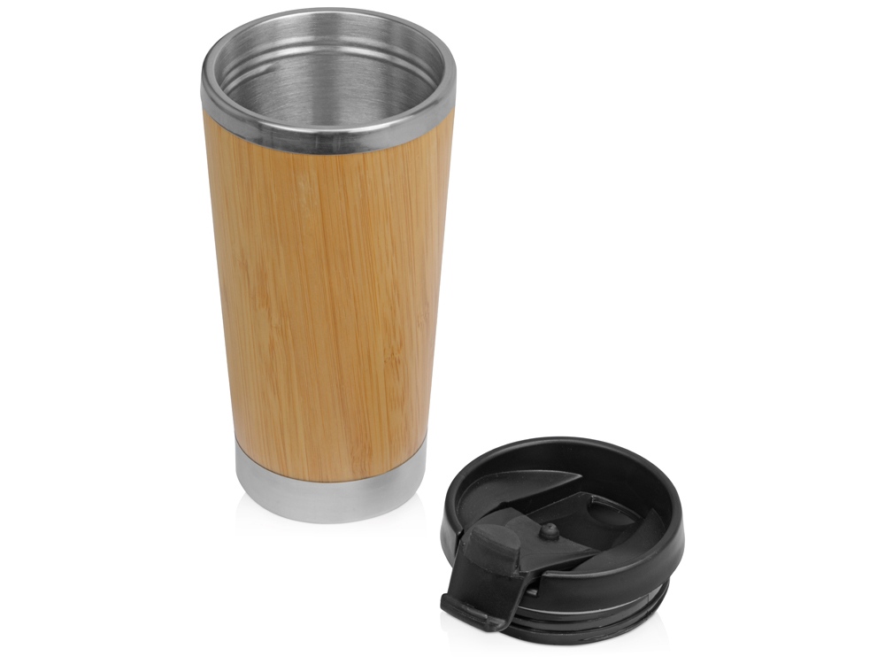 Термокружка Stem с бамбуковым корпусом-1
