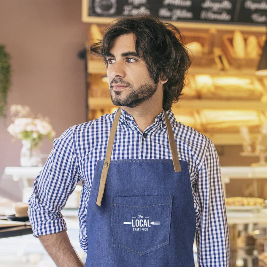 Фартук джинсовый ROBER, синий-2