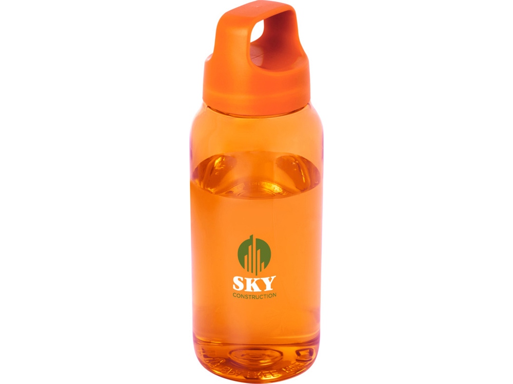 Бутылка для воды Bebo из переработанной пластмассы объемом 500 мл - Оранжевый-3