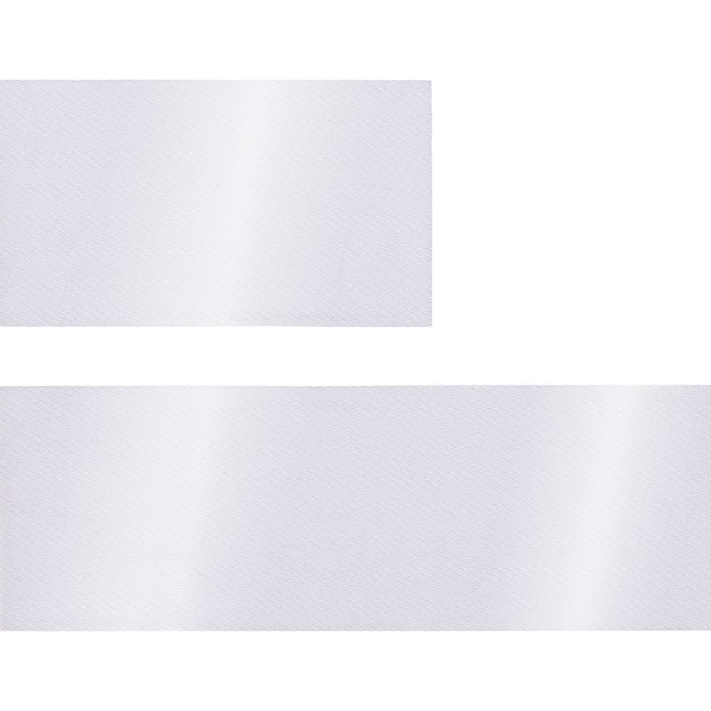 Лента сатиновая Satin 35 XXL, белая, 230 см-1