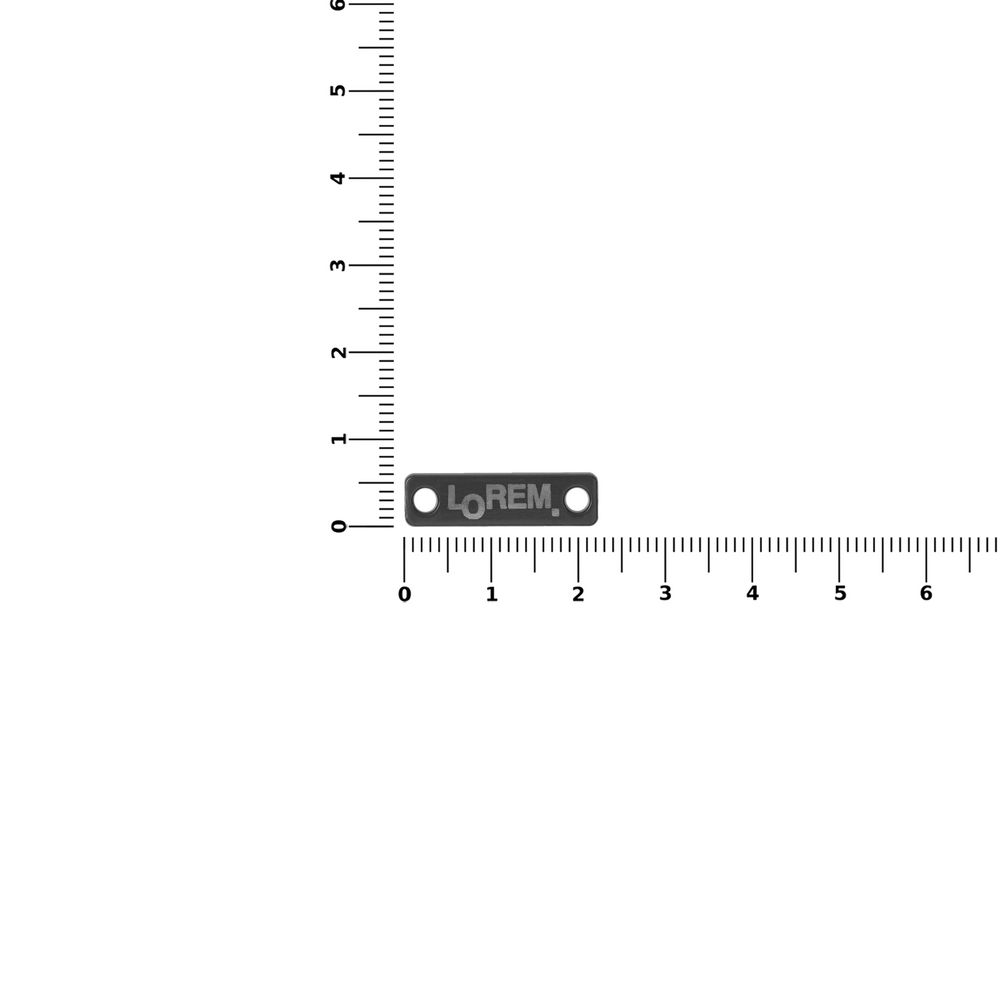 Шильдик металлический Alfa Liten, серый металлик-2