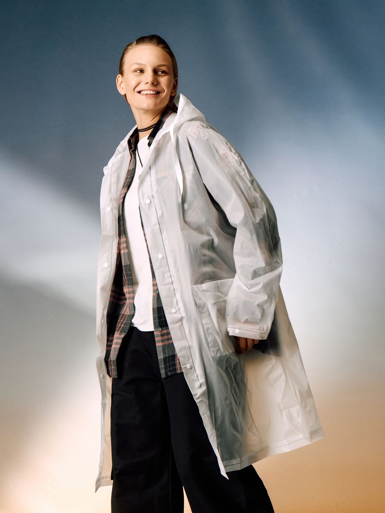 Дождевик RainDrop, белый-15