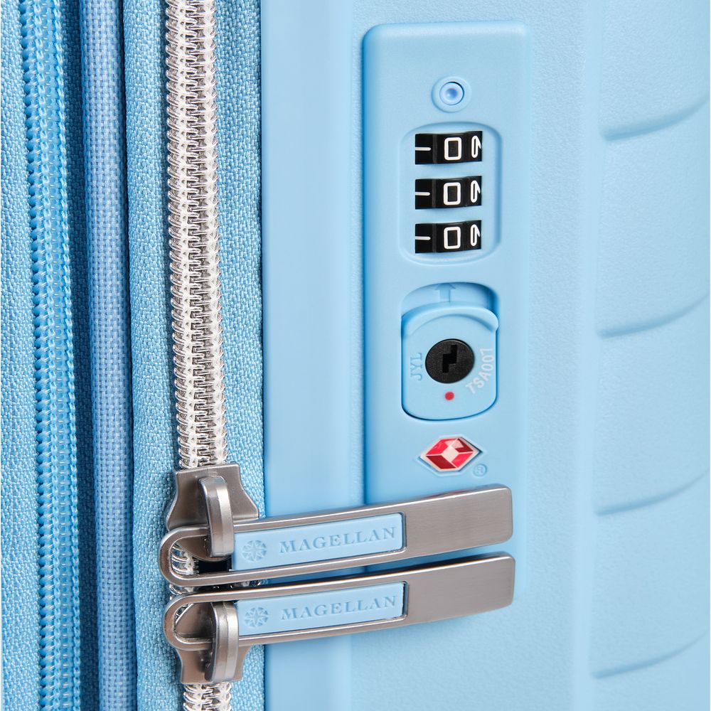 Чемодан Victoria L, голубой-2