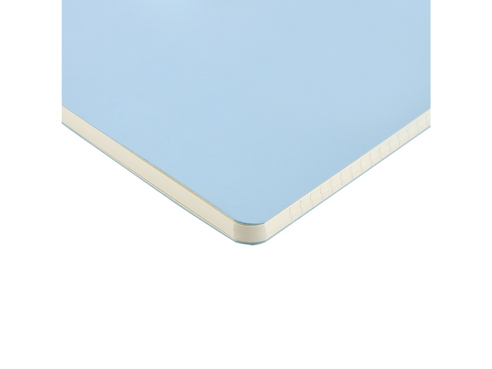 Бизнес тетрадь А5 Megapolis flex 60 л. soft touch клетка, зефирный голубой-3