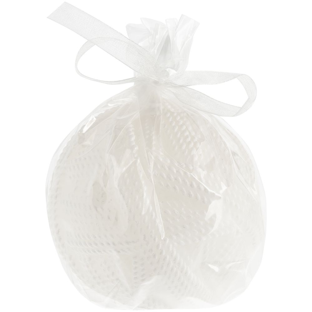 Свеча Kniteam, клубок, белый-1