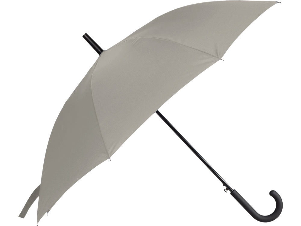 Зонт-трость Reviver с куполом из переработанного пластика, бежевый-2