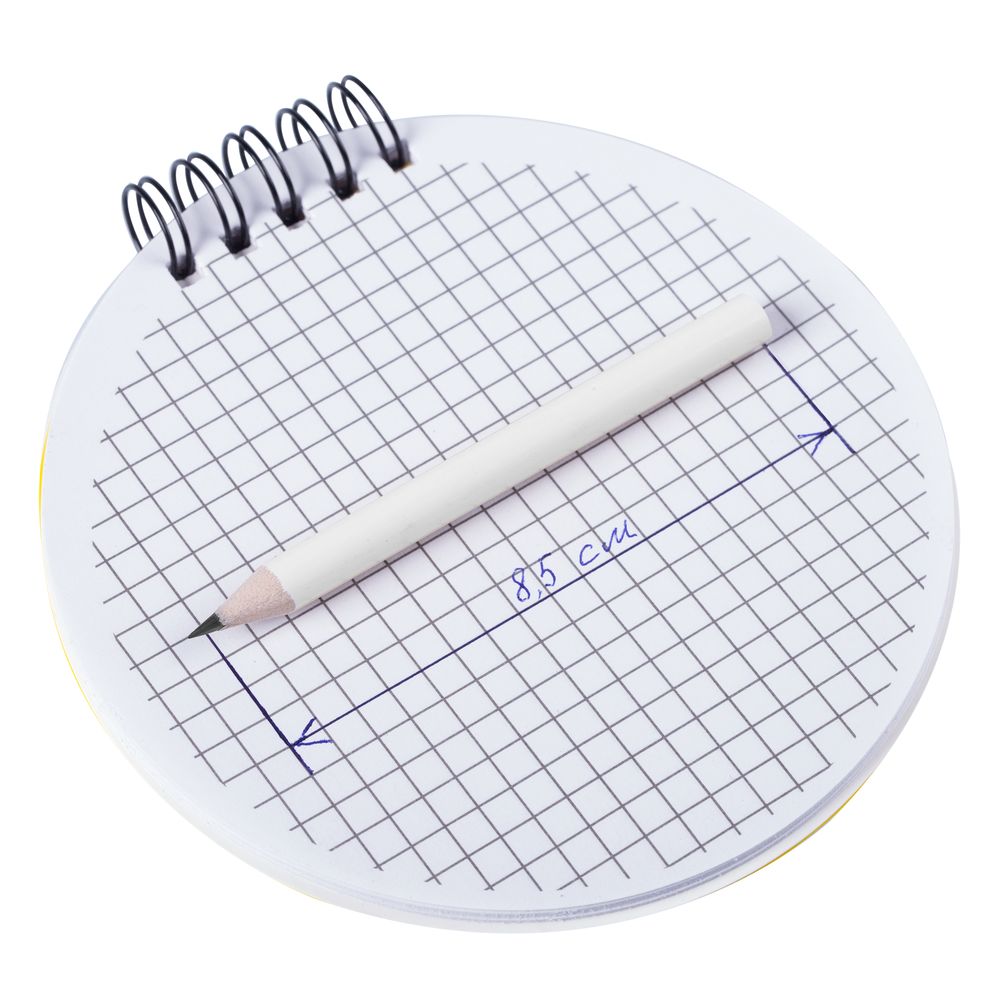 Карандаш простой Mini, белый-4