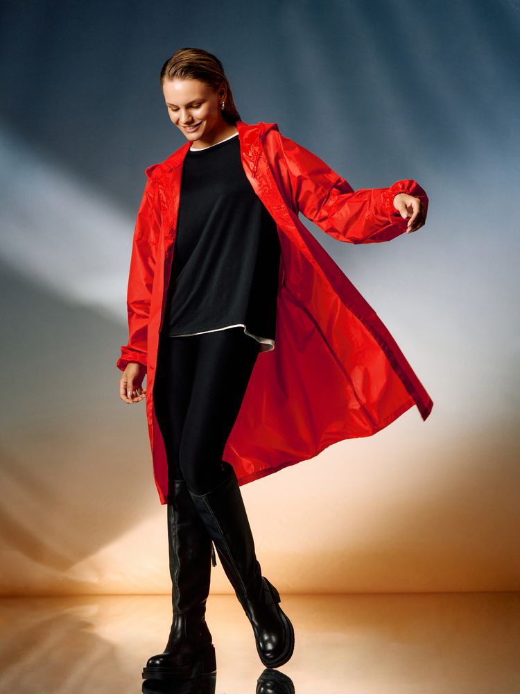 Дождевик унисекс Rainman, красный-4