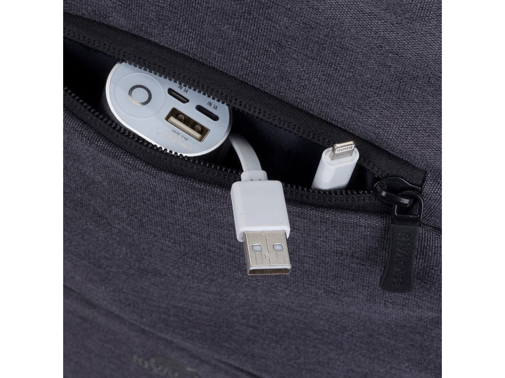 RIVACASE 7760 black ECO рюкзак для ноутбука 15.6-7