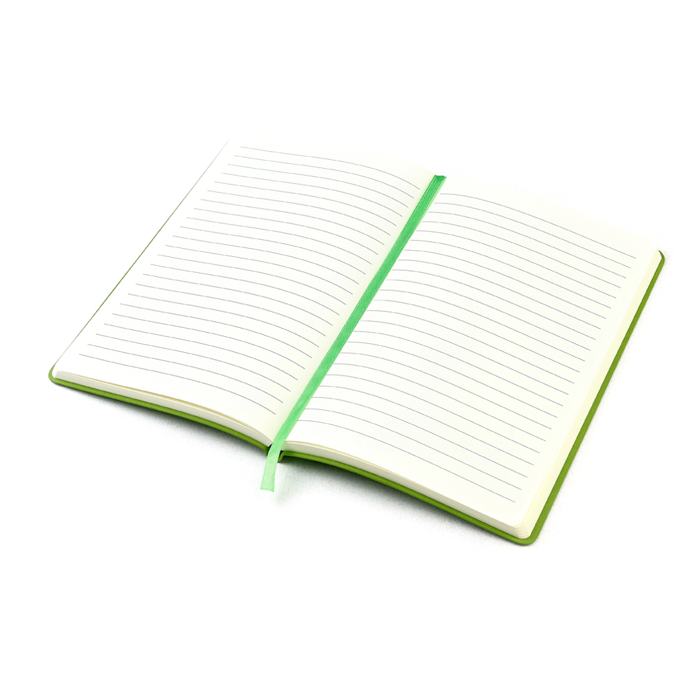 Блокнот A5 Molto в мягком переплёте, Темно-зеленый-1