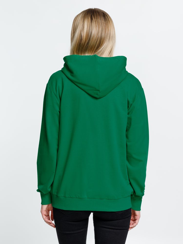 Толстовка на молнии с капюшоном Siverga, зеленая-2
