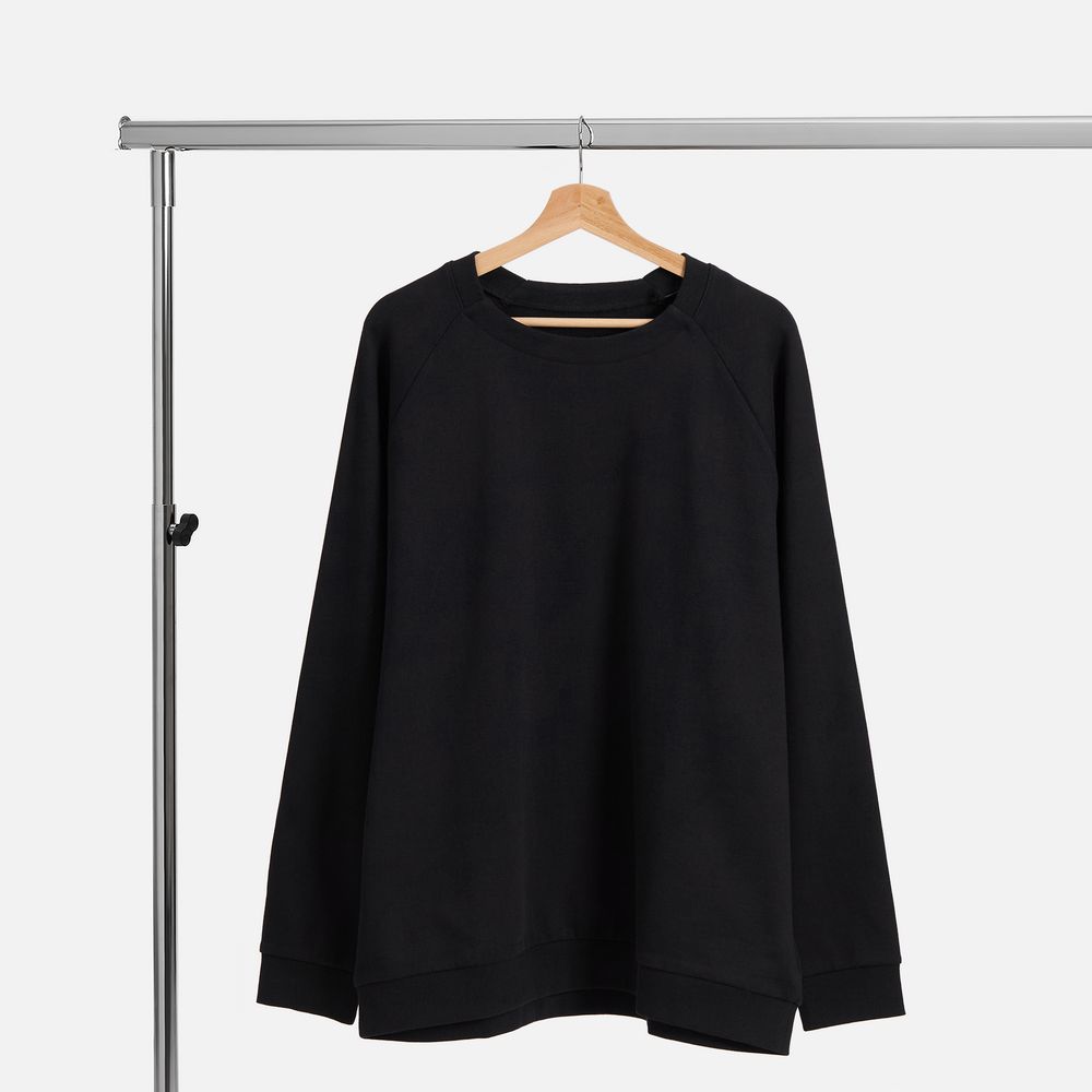 Свитшот унисекс Avenu, черный-2