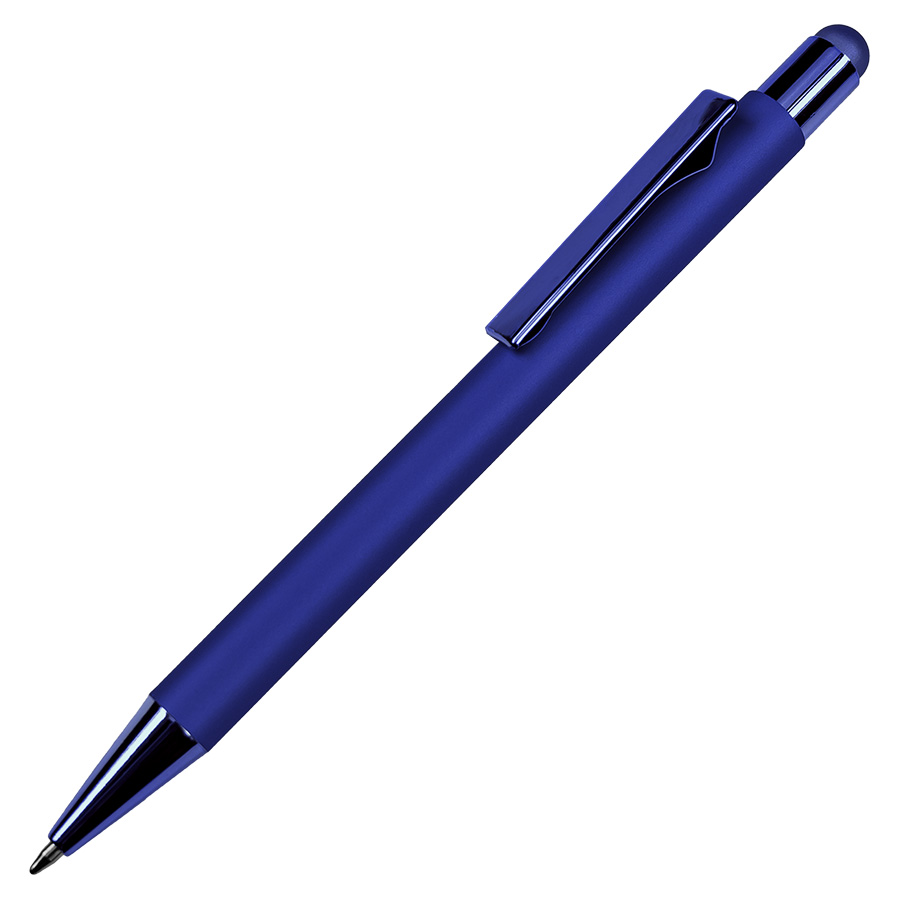 Ручка шариковая FACTOR COLOR со стилусом, синий-0