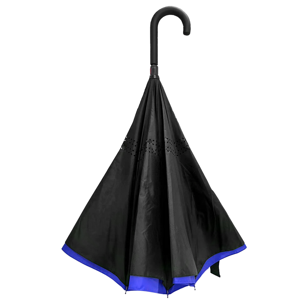 Зонт-трость наоборот Shifter, Черно-синий-1