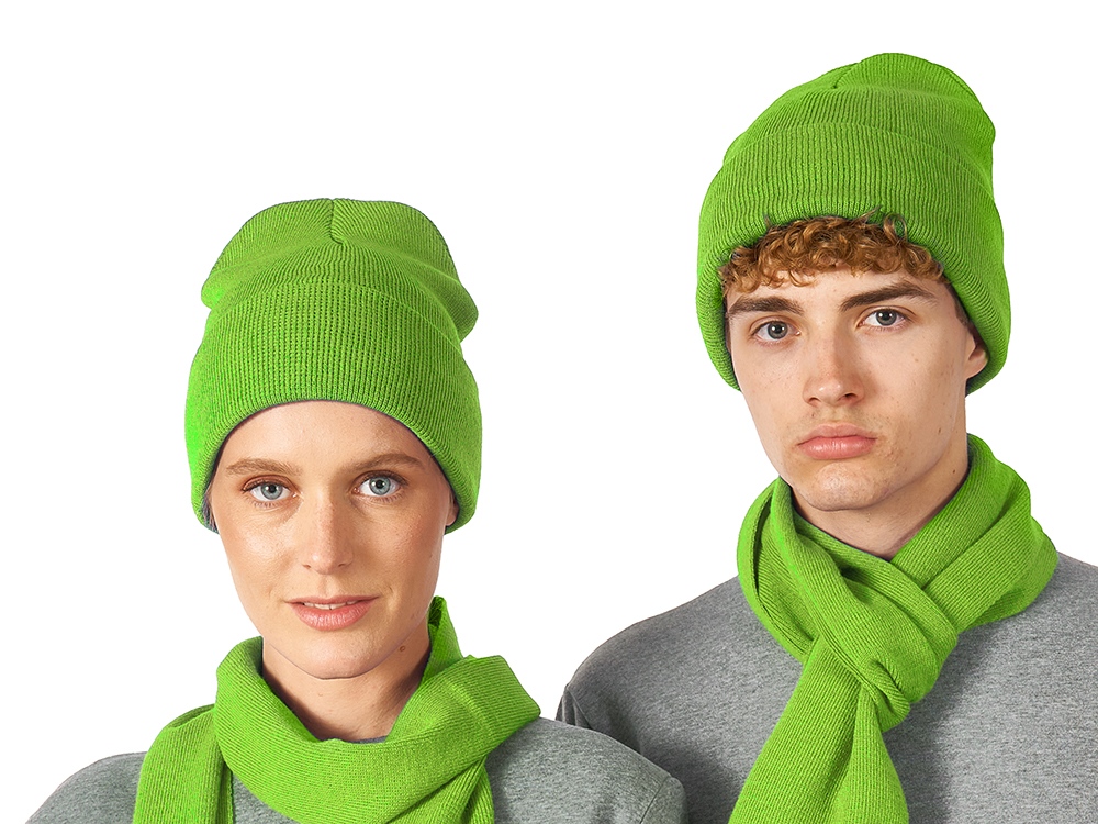 Шапка Dunant, двуслойная, зеленое яблоко-0