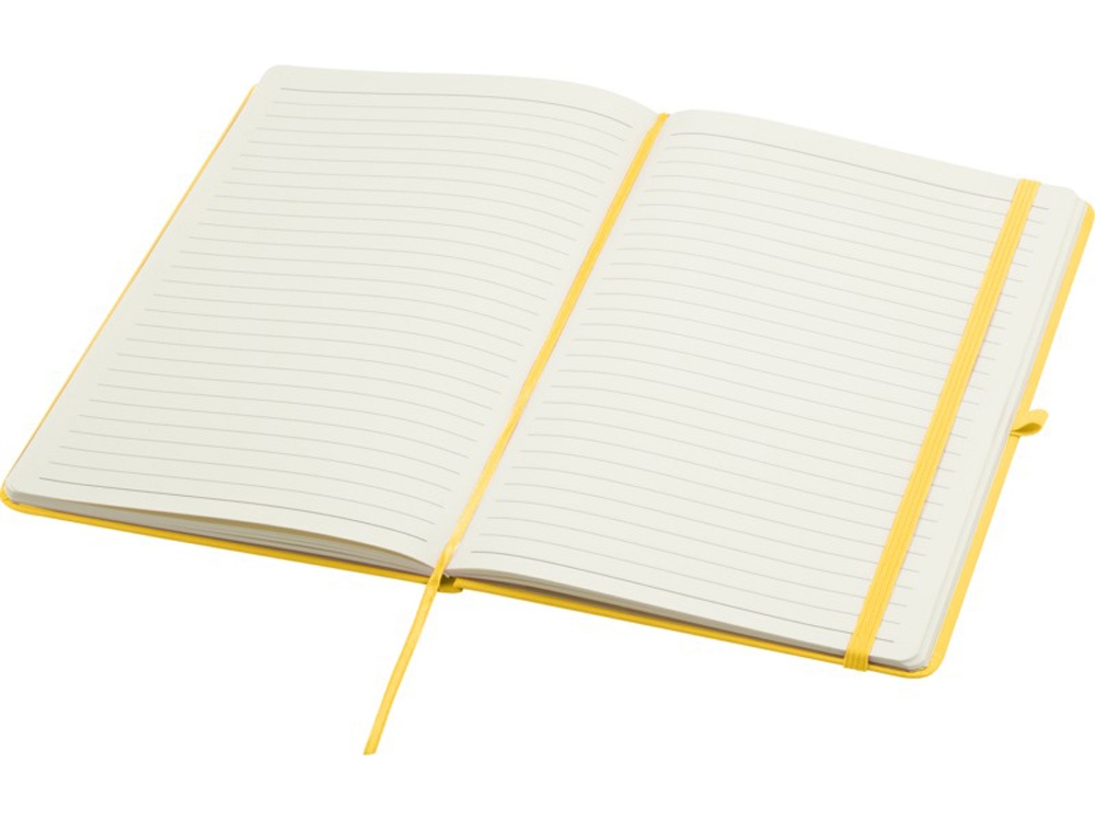 Блокнот Spectrum Plus формата A5 в твердой обложке - Желтый-3