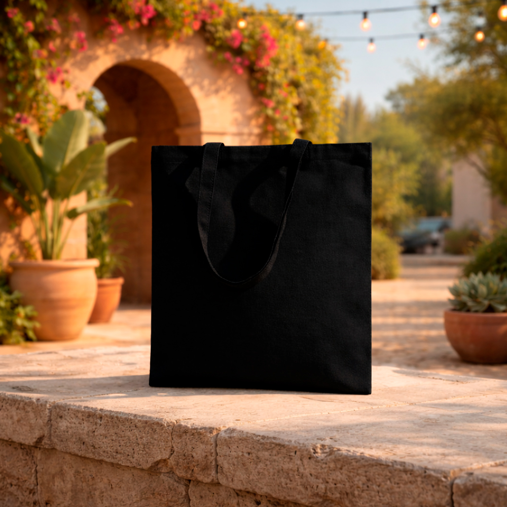 Сумка для покупок IVORY 325 г/м², Чёрный-1