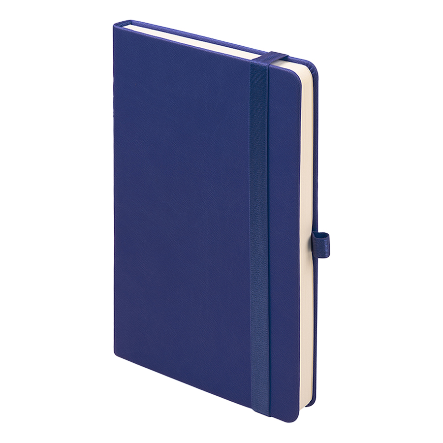 Ежедневник недатированный HAMILTON, A5, темно-синий, кремовый блок, темно-синий-0