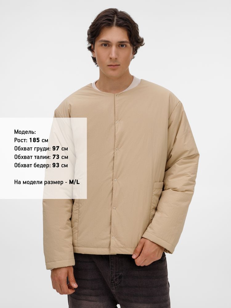 Куртка унисекс Veter, бежевая-4