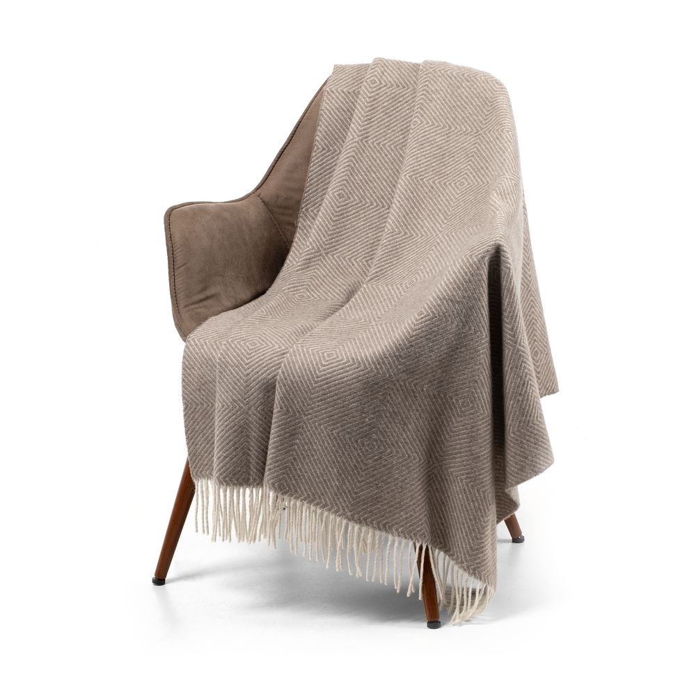 Плед «Тренто», бежевый-5