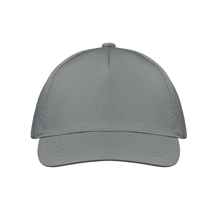 5 panel baseball cap, серый-4