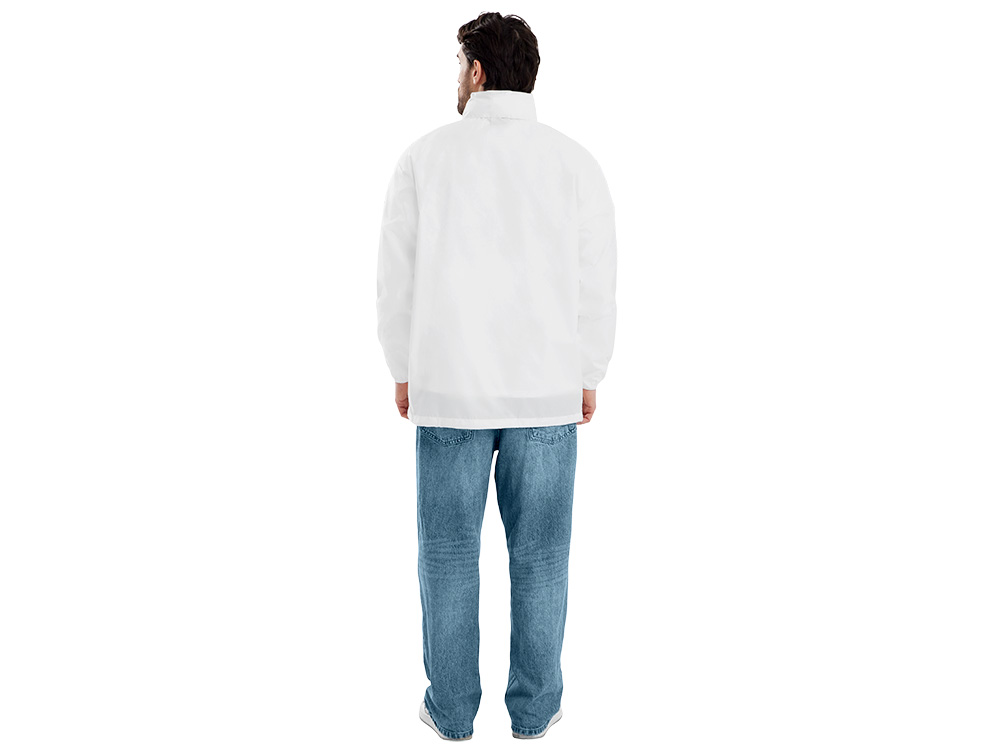 Ветровка Miami 2.0 мужская с чехлом, белый-8