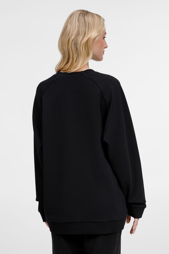 Свитшот унисекс Avenu, черный-7