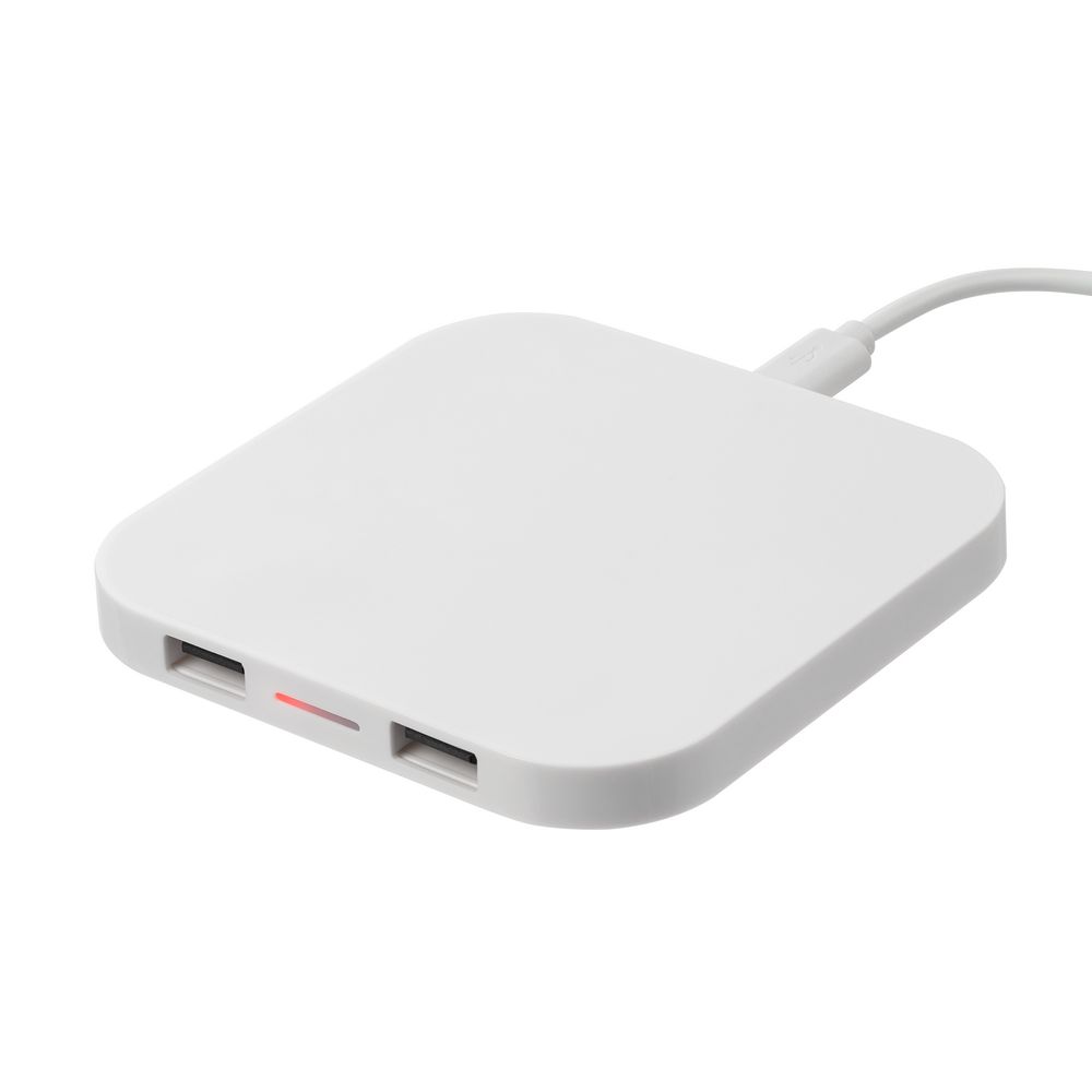 Беспроводное зарядное устройство Interra Plus, белое-3