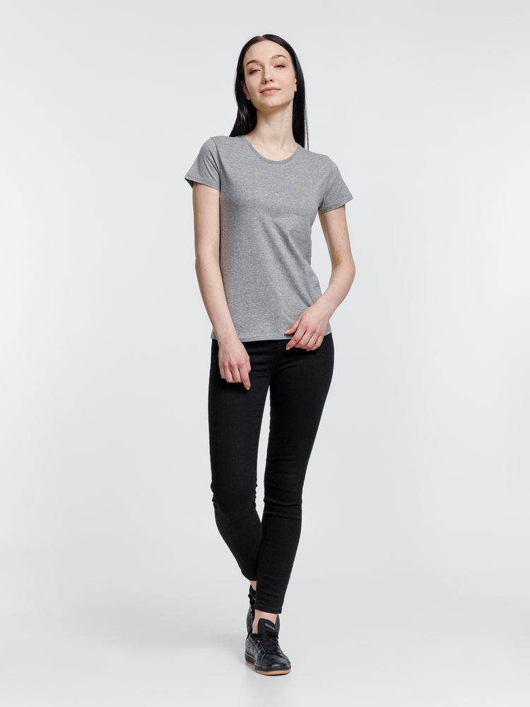 Футболка женская Pioneer Women, серый меланж-8